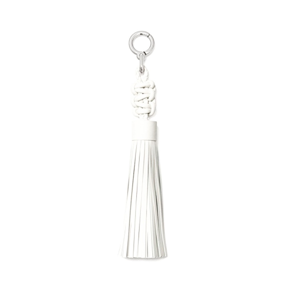 Michael Kors Collection Leather Tassel Key Chain